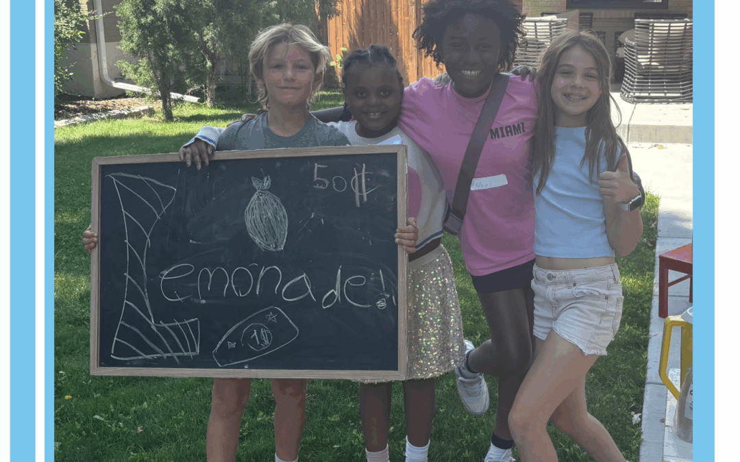 Children demonstrating generosity at Platt Park Church in Denver CO