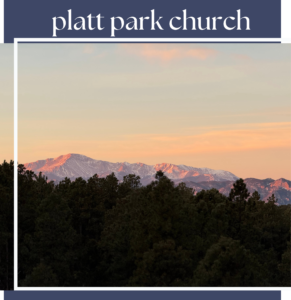 Platt Park Church community gathering at a retreat that reflects a braving community in Denver, CO